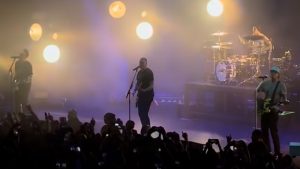 WATCH: Blink-182 Reunite With Matt Skiba For 'Bored To Death' Live