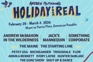 Andrew McMahon Announces Second 'Holiday From Real' Cruise