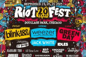 Riot Fest Announce 2025 Lineup Featuring Blink-182, Weezer, Green Day &amp; More