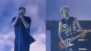 WATCH: Sum 41's Deryck Whibley Join Good Charlotte Onstage At Aftershock Festival