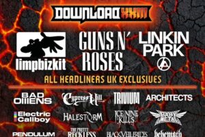 Download Festival 2026: Linkin Park, Limp Bizkit, Guns N' Roses &amp; More