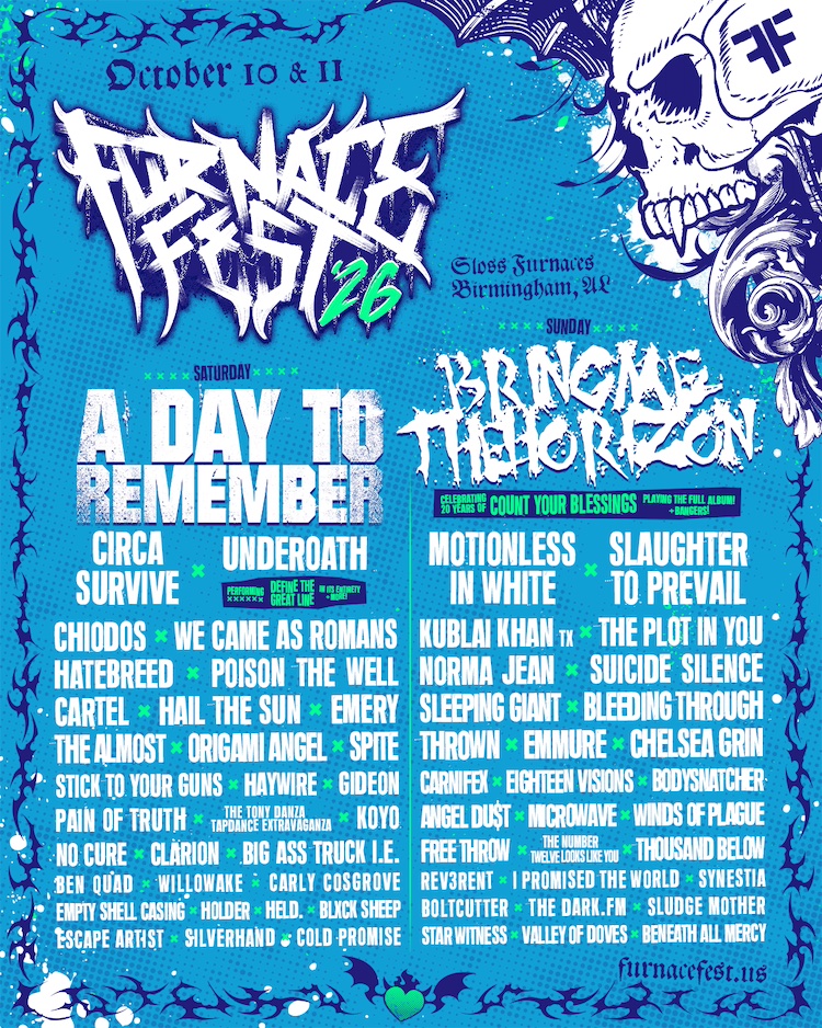 Bring Me The Horizon, A Day To Remember, Motionless In White & More To ...