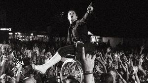 WATCH: YUNGBLUD Perform In A Wheelchair With A Broken Leg